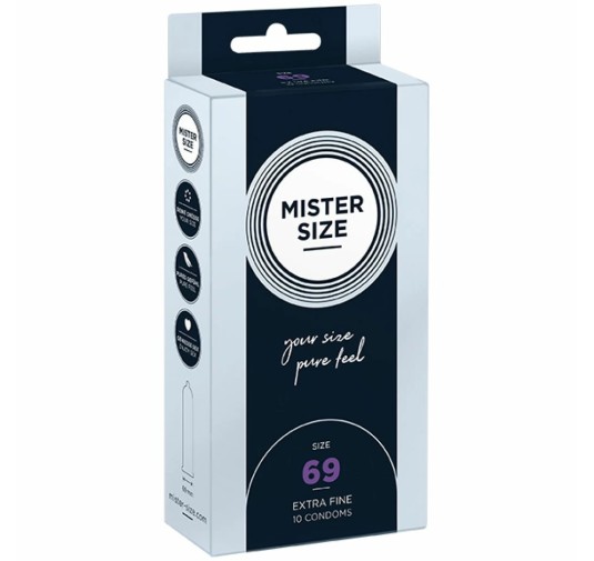 Prezerwatywy - Mister Size 69 mm (10 szt)